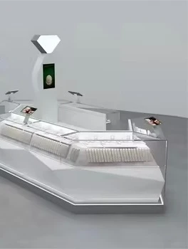 Jewelry Glass Showcase Mall kioszk