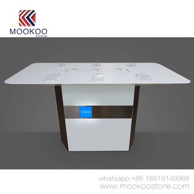 Mobiltelefon-kijelző szekrény