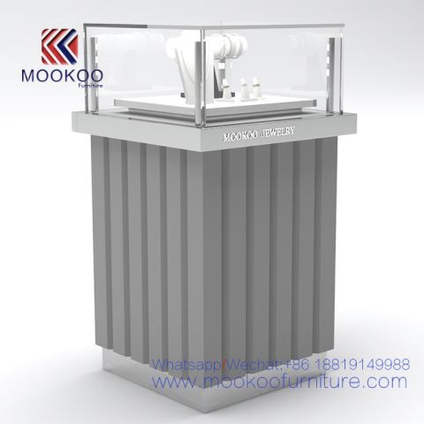 Üvegbolt kijelző az ékszerek számára