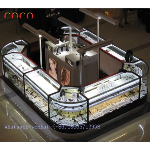 Kiváló minőségű ékszer-megjelenítő kioszk Design a bevásárlóközpont számára