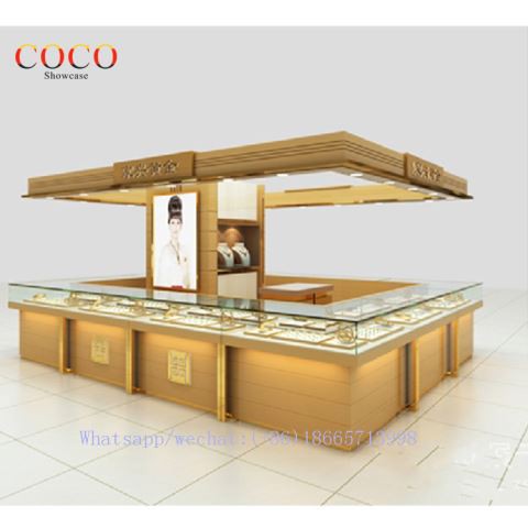 Ékszerkioszk luxuspultja