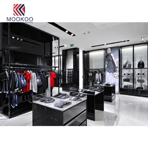 Acél ruha kijelző polc