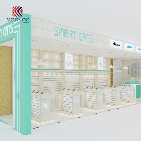 Mall mobiltelefon-kiegészítők berendezéseinek kijelzője