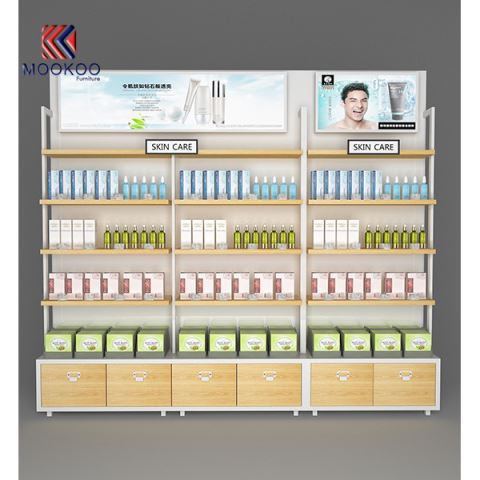 Személyre szabott Shop Bútor kozmetikai kijelző állványok